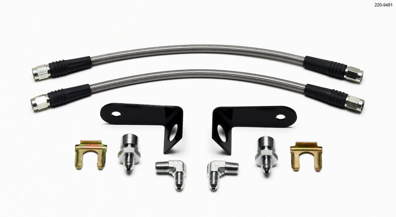 Wilwood Flexline Kit Front Kit Car w/FSL4 Caliper Wilwood
