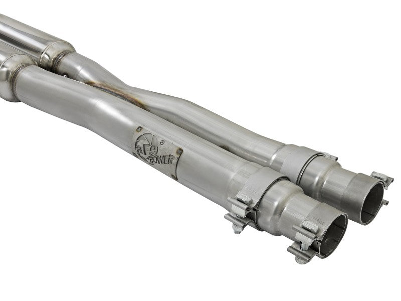 aFe 20-22 Audi RS6 Avant V8 4L(tt) MACH Force-Xp 3in to 2.5in 304 SS Cat-Back Exhaust w/Polished Tip aFe