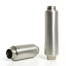 Load image into Gallery viewer, Ticon Industries 12in OAL 3.0in In/Out Ultralight Titanium Muffler - eliteracefab.com