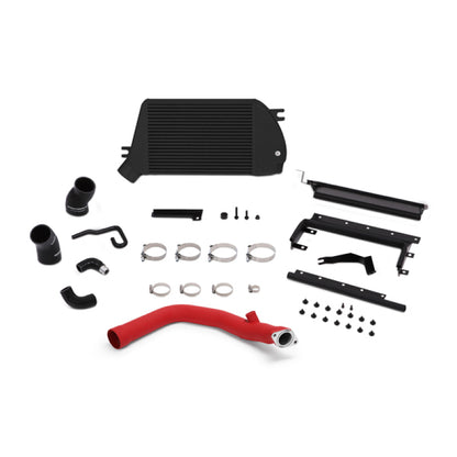 Mishimoto 2015 Subaru WRX Top-Mount Intercooler Kit - Powder Coated Black & Wrinkle Red Pipes - eliteracefab.com