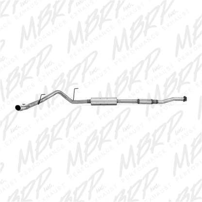 MBRP 11-12 Ford F150 3in Cat Back Single Side Exit Alum Exhaust System - eliteracefab.com