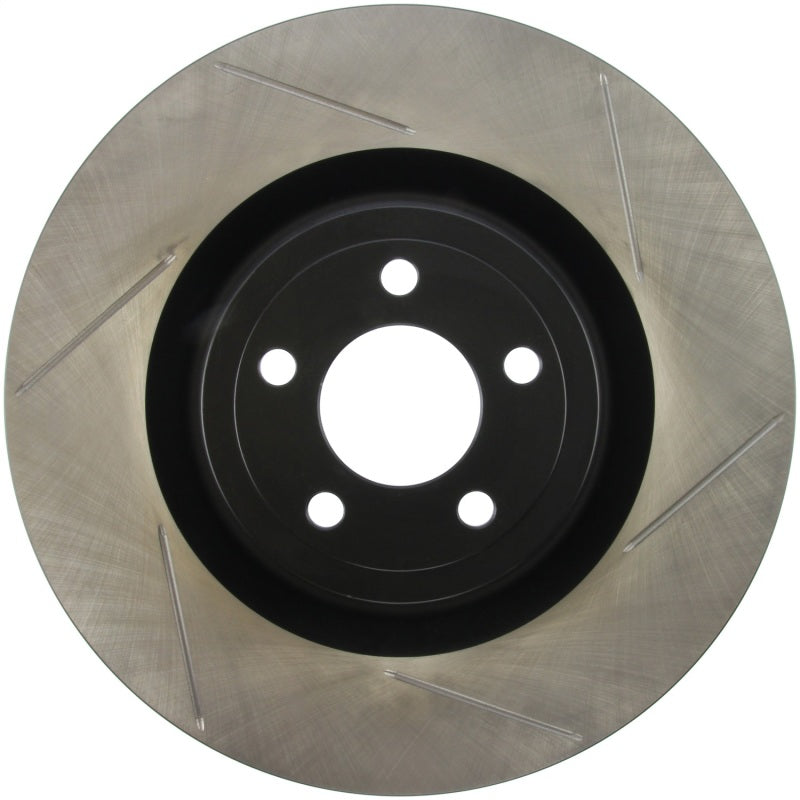 StopTech 2015 Ford Mustang GT w/ Brembo Brakes Left Front Slotted Brake Rotor - eliteracefab.com