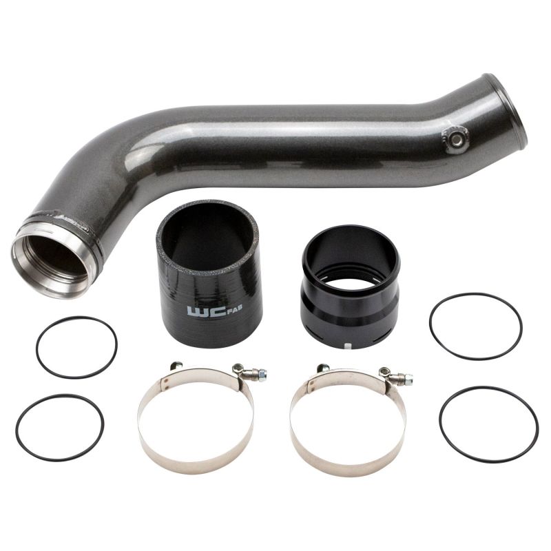 Wehrli 2020+ Chevrolet 6.6L L5P Duramax Passenger Side 3.5in Intercooler Pipe - Gloss White - eliteracefab.com