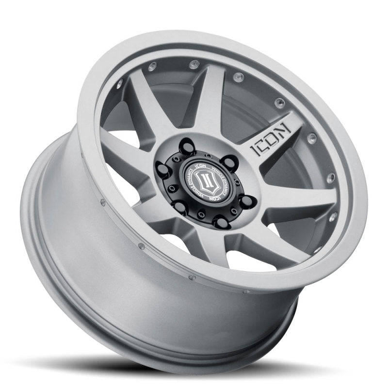 ICON Rebound Pro 17x8.5 5x5 -6mm Offset 4.5in BS 71.5mm Bore Titanium Wheel - eliteracefab.com