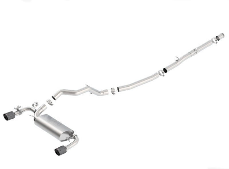 Borla 16-17 Focus RS Turbocharged 2.3L Single Split Exit ATAK Catback Exhaust - eliteracefab.com