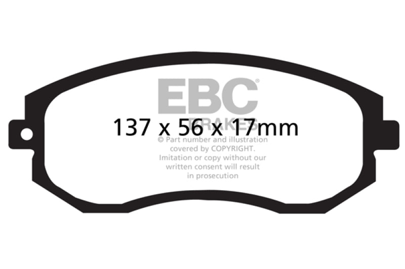 EBC 2012+ Subaru BRZ/FRS/86 2.0L Bluestuff Rear Brake Pads - eliteracefab.com