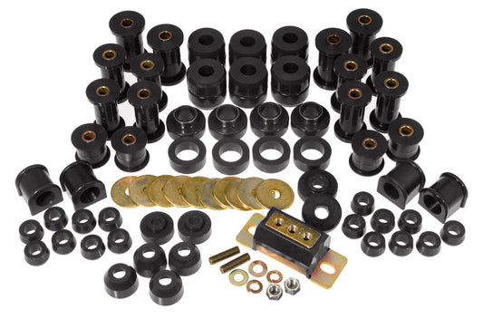 Prothane Total Vehicle Suspension Bushing Kit for 1987–1996 Jeep Wrangler YJ w/Trans Mount, Black – 1-2009-BL