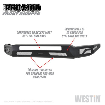Westin 2011-2016 Ford F-250/350/450/550 Super Duty Pro-Mod Front Bumper Westin
