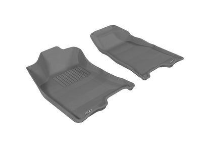 3D MAXpider L1CH02711501 2004-2012 Chevrolet/GMC Colorado/Canyon Crew Cab Kagu 1st Row Floormat - Gray