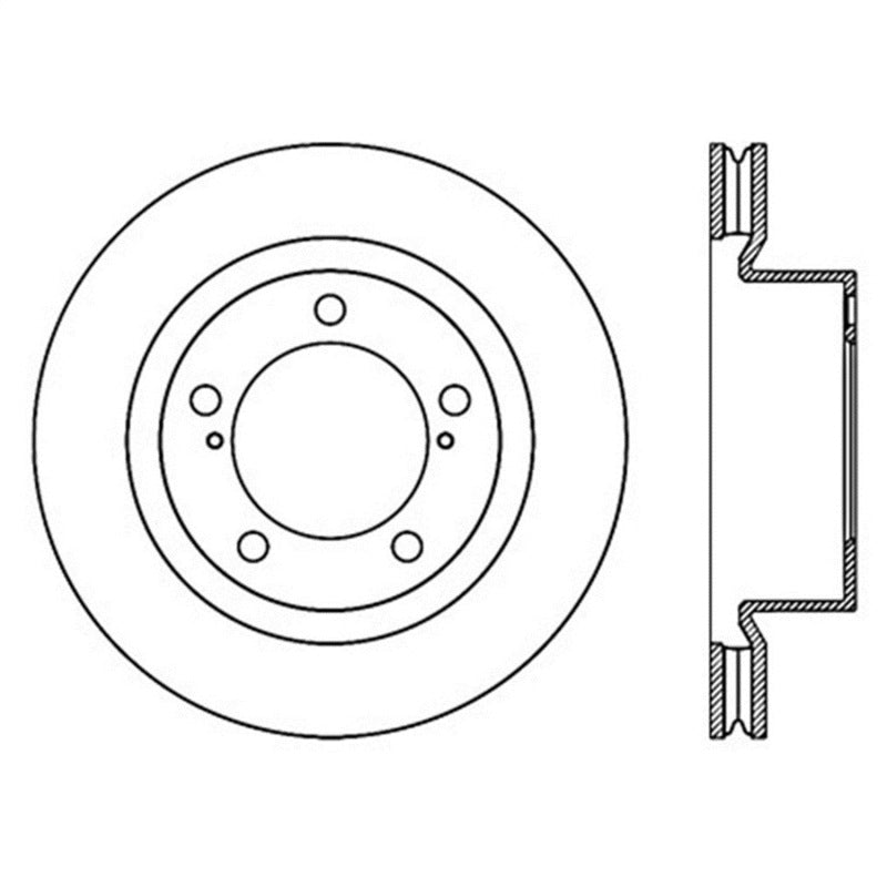 StopTech Slotted Sport Brake Rotor - eliteracefab.com