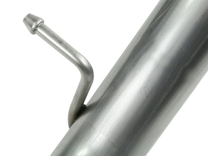aFe MACHForce XP Exhaust Cat-Back SS-409 04-06 Jeep Wrangler TJ Unl L6 4.0L 2.5in Off-Road No Tip aFe