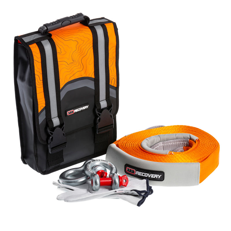 ARB Weekender Recovery Kit Incl 17600lb Recovery Strap/4.75T Shackles - eliteracefab.com