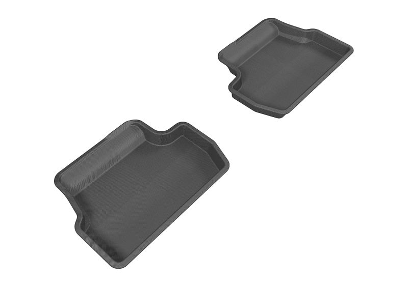 3D MAXpider L1MN01021509 2014-2019 Mini Hardtop 2-Door Kagu 2nd Row Floormats - Black 3D MAXpider