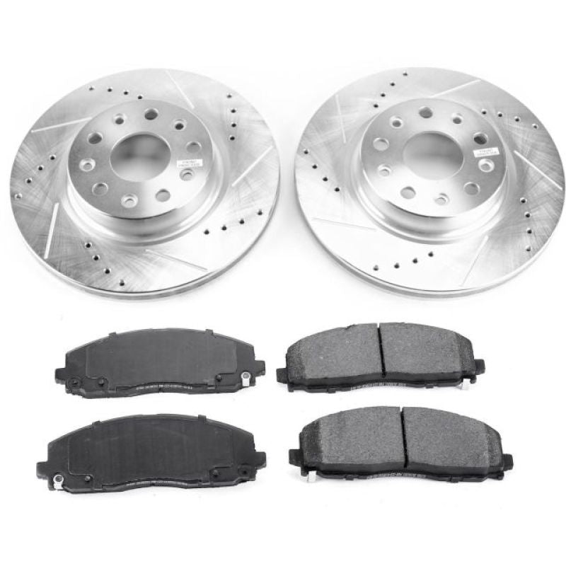 Power Stop 18-19 Jeep Wrangler Front Z23 Evolution Sport Brake Kit - eliteracefab.com