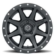 Load image into Gallery viewer, ICON Rebound 17x8.5 5x5.5 0mm Offset 4.75in BS Satin Black Wheel - eliteracefab.com