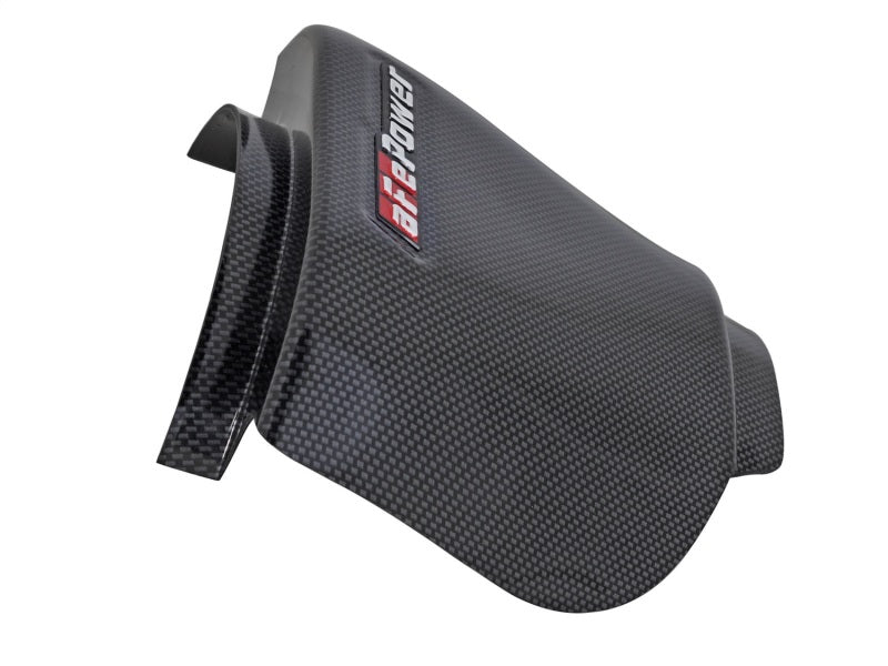 aFe MagnumFORCE Intake Rain Shield 15-16 Dodge Challenger SRT Hellcat 6.2L V8 (sc) - Carbon Finish - eliteracefab.com