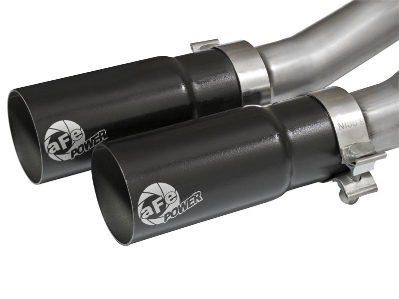 aFe Rebel Series CB Middle-Side Exit SS Exhaust w/ Black Tips 09-16 GM Silverado/Sierra V6/V8 aFe