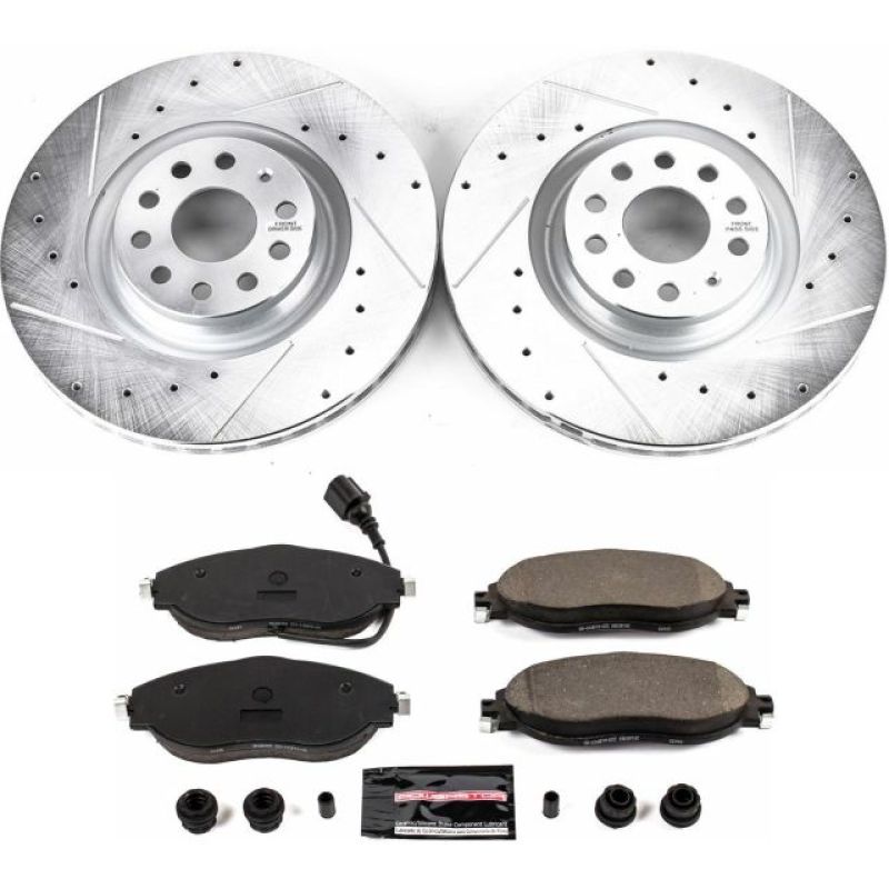 Power Stop 12-17 Volkswagen CC Front Z23 Evolution Sport Brake Kit - eliteracefab.com