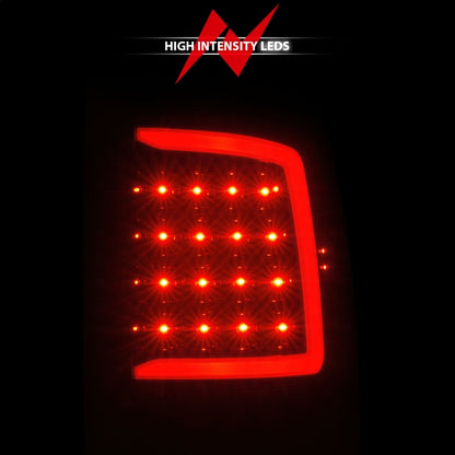 ANZO DODGE RAM 1500 09-18 / RAM 2500/3500 10-18 LED TAIL LIGHTS BLACK CLEAR LENS W/ SEQUENTIAL (NOT FOR OE LED TAIL LIGHT MODELS) - 311452