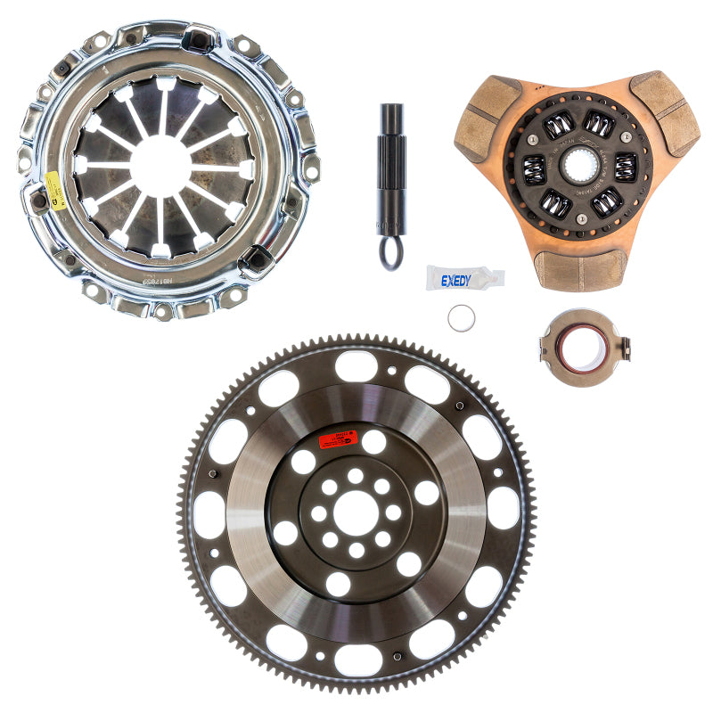 Exedy 2002-2006 Acura RSX Base L4 Stage 2 Cerametallic Clutch Thick Disc Incl. HF02 Lightweight FW - eliteracefab.com