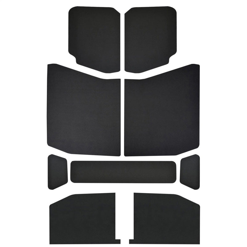 DEI 18-23 Jeep Wrangler JL 4-Door Boom Mat Headliner - 9 Piece - Black DEI