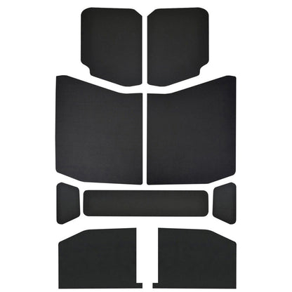 DEI 18-23 Jeep Wrangler JL 4-Door Boom Mat Headliner - 9 Piece - Black DEI