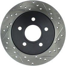 Load image into Gallery viewer, StopTech 12-15 Ford Focus w/ Rear Disc Brakes Rear Left Slotted &amp; Drilled Rotor - eliteracefab.com