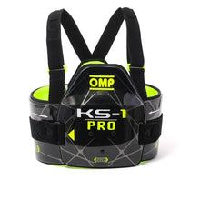 Load image into Gallery viewer, OMP KS-1 Pro Body Protection Black/Y - Size L Fia 8870-2018