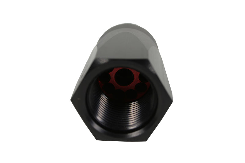 Aeromotive Check Valve High Flow One-Way AN-10 Billet Aluminum Anodized Black - eliteracefab.com