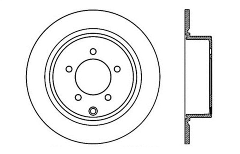 StopTech Slotted & Drilled Sport Brake Rotor - eliteracefab.com