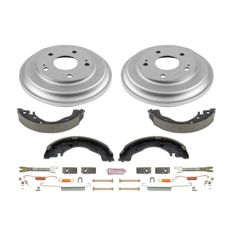 Power Stop 12-15 Honda Civic Coupe Rear Autospecialty Drum Kit - eliteracefab.com