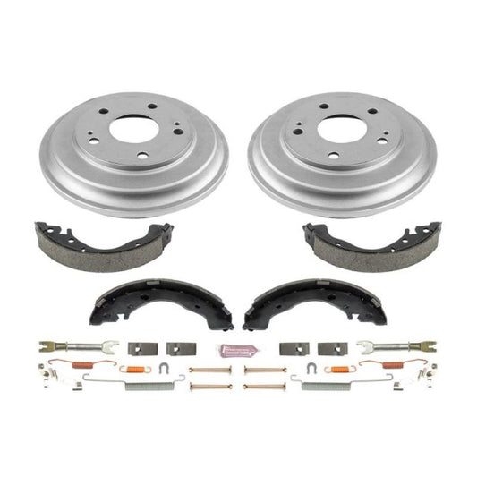 Power Stop 12-15 Honda Civic Coupe Rear Autospecialty Drum Kit - eliteracefab.com