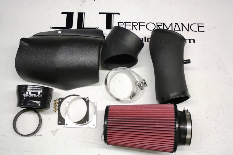 JLT 99-01 Ford Mustang SVT Cobra Black Textured Ram Air Intake Kit w/Red Filter - eliteracefab.com