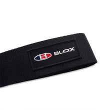 Load image into Gallery viewer, BLOX Racing Universal Tow Strap With BLOX Logo - Black - eliteracefab.com