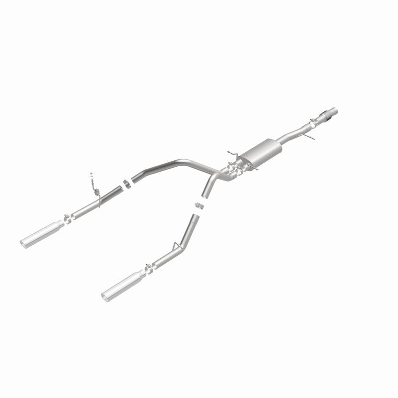 Magnaflow 14 Chev Silverado V8 5.3L SC Cab Dual Split Rear Exit SS Cat Back Perf Exhaust Magnaflow