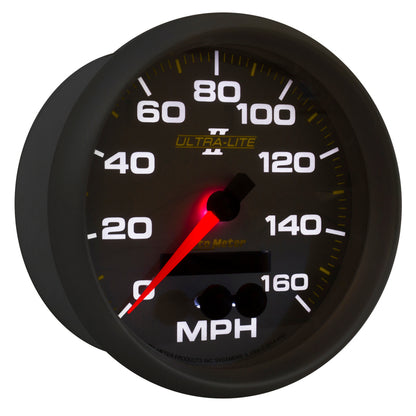 Autometer Ultra-Lite II 5in 0-140MPH In-Dash Electronic GPS Programmable Speedometer 4981