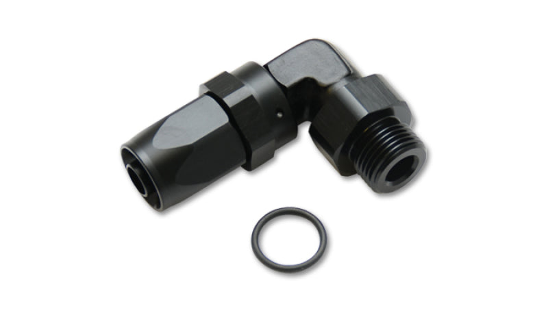 Vibrant Male -10AN 90 Degree Hose End Fitting - 3/4-16 Thread (8) - eliteracefab.com