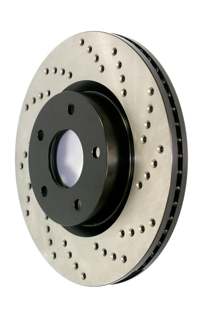 STOPTECH DRILLED SPORT BRAKE ROTOR, 128.42076L - eliteracefab.com