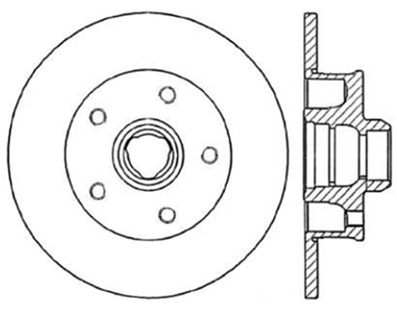 StopTech Drilled Sport Brake Rotor - eliteracefab.com