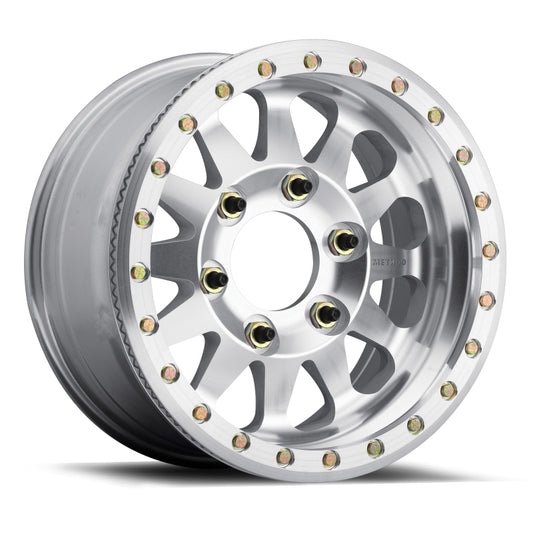 Method MR101 Beadlock 17x9 -12mm Offset 8x6.5 130.81mm CB Raw Machined w/BH-H24125 Wheel - eliteracefab.com