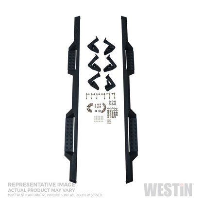 Westin/HDX 17-18 Ford F-150 SuperCrew Drop Nerf Step Bars - Textured Black - eliteracefab.com