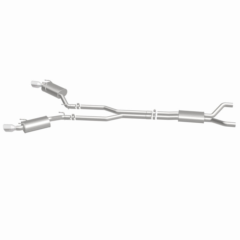 MagnaFlow Cat-Back Stainless Dual Split Rear Exit 4in Polished Tips 11-15 Chevy Camaro 3.6L V6 Magnaflow