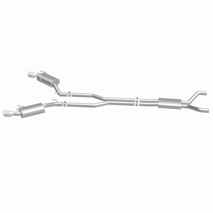 MagnaFlow Cat-Back Stainless Dual Split Rear Exit 4in Polished Tips 11-15 Chevy Camaro 3.6L V6 Magnaflow