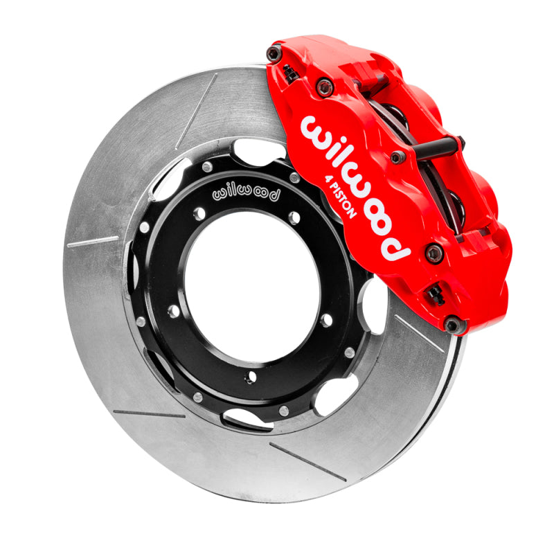 Wilwood 69-74 Porsche 911 Front Superlite Brake Kit 3in MT Slotted Face - Red Wilwood