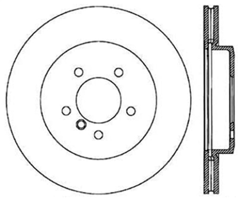 StopTech 06-08 BMW Z4 / 00-07 330 Series (E46/E90) Slotted & Drilled Left Front Rotor Stoptech