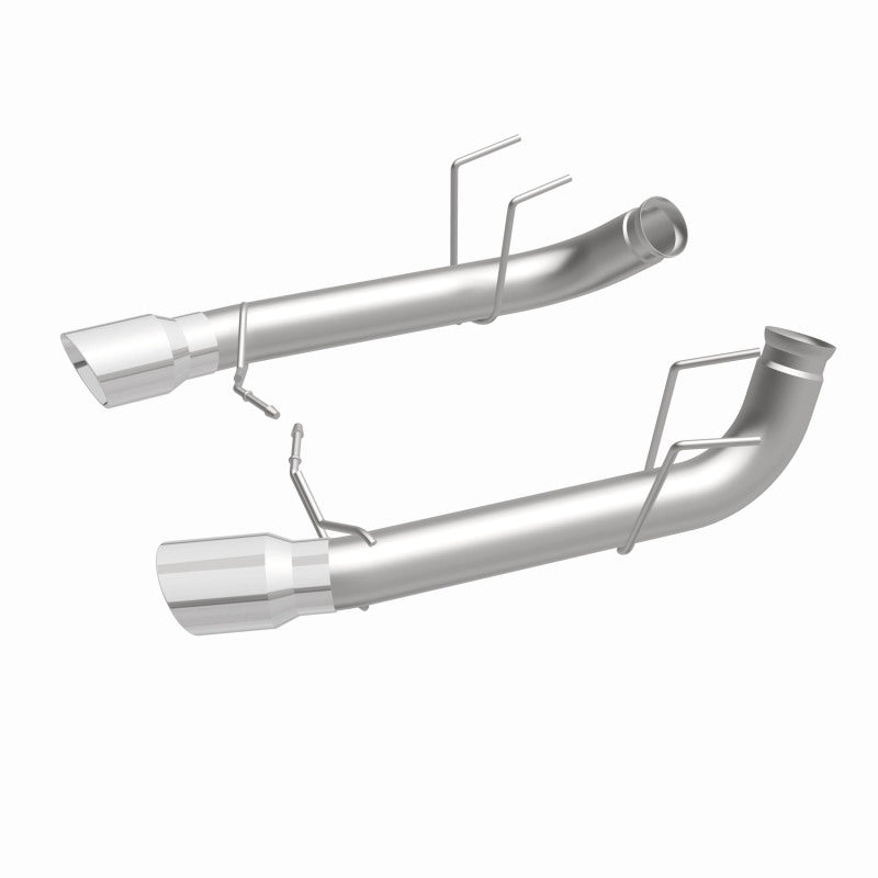 MagnaFlow 13 Ford Mustang Dual Split Rear Exit Stainless Axle-Back Cat Back Exhaust (Competition) Magnaflow