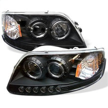 Load image into Gallery viewer, Spyder Ford F150 97-03 Projector - LED Halo Amber Reflctr LED Blk PRO-YD-FF15097-1P-AM-BK - eliteracefab.com