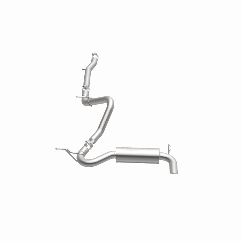 MagnaFlow 12-14 Jeep Wrangler 3.6L Single Straight Rear P/S Exit Stainless C/b Perf Exhaust-Comp Magnaflow