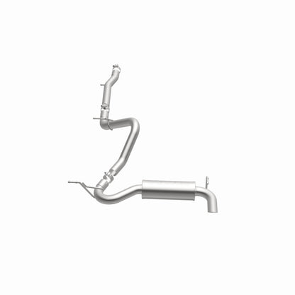 MagnaFlow 12-14 Jeep Wrangler 3.6L Single Straight Rear P/S Exit Stainless C/b Perf Exhaust-Comp Magnaflow