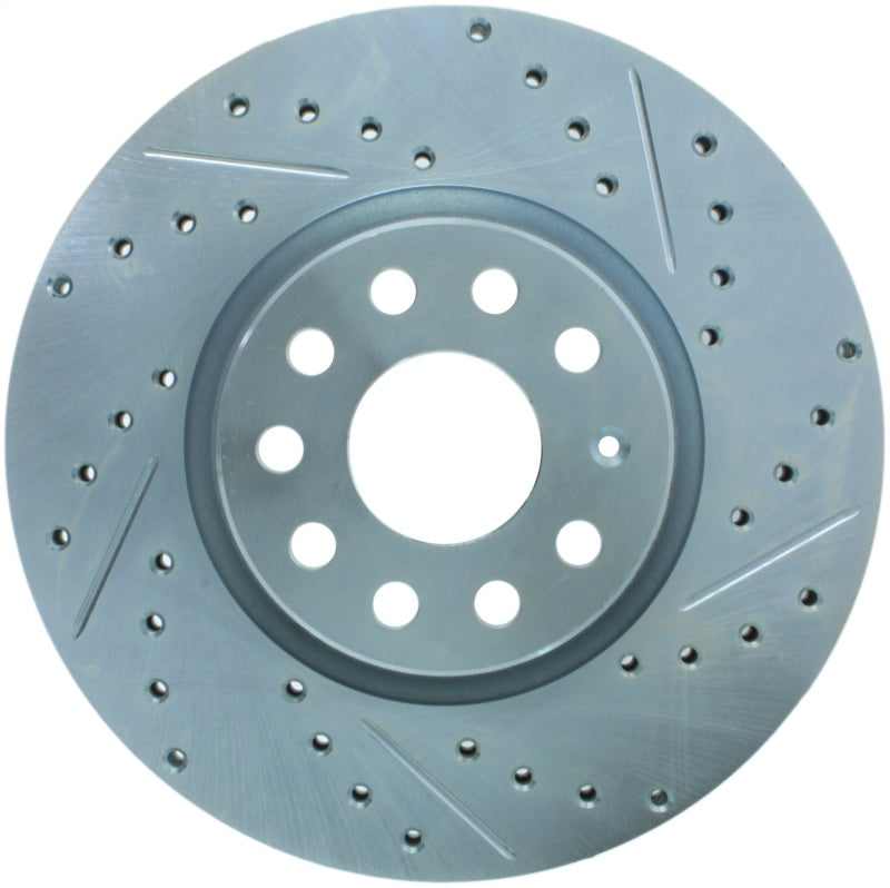 StopTech Select Sport 06-17 Volkswagen Jetta Slotted & Drilled Front Left Rotor - eliteracefab.com